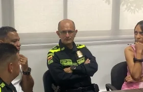 General Jorge Urquijo, Comandante de la Policía Metropolitana de Barranquilla.