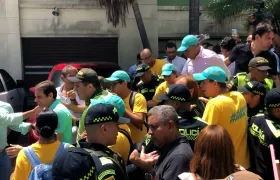 Inscripción de Alfredo Varela en la Delegación de la Registraduría.