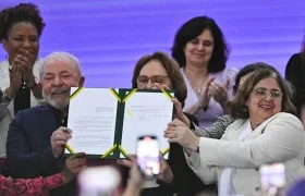 Luiz Inácio Lula da Silva, presidente de Brasil.
