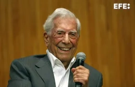 Novelista peruano-español Mario Vargas Llosa.