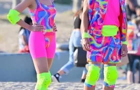 Margot Robbie y Ryan Gosling, en la película Barbie.