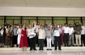 Representantes del tercer ciclo de los diálogos de Paz
