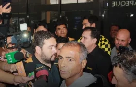La llegada de Romario a Bolivia.