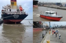 Imágenes del simulacro de la Dimar.