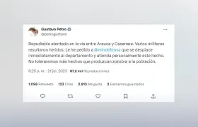Twitter del presidente Gustavo Petro