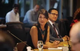 La Ministra de Minas y Energía, Irene Vélez Torres.