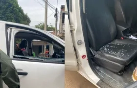 La camioneta asignada al Cabildo Gobernador indígena Adolfo Garcearan recibió seis disparos