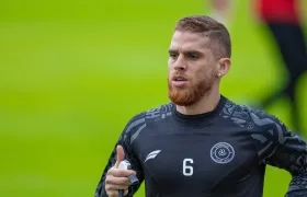 Gustavo Cuéllar realizó este martes su primera práctica con Al Shabab.