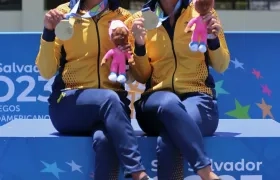 La dupla colombiana integrada por Yuliana Lizarazo y María Paulina Pérez.