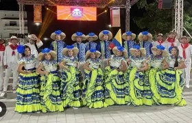 Uno de los 20 grupos de danza que se presentarán en la Plaza de Galapa