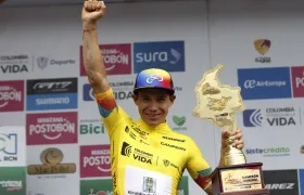 Miguel Ángel 'Superman' López se coronó recientemente campeón de la Vuelta a Colombia. 