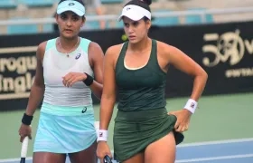 Las colombianas María Paulina Pérez y Yuliana Lizarazo, finalistas en dobles 