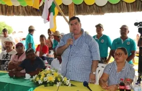 El candidato José Elías Chams.