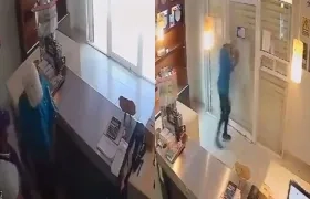 Ladrón quedó grabado en cámaras de video.