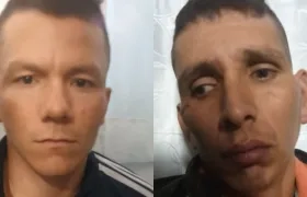 Los dos imputados por el crimen de la patrullera. 