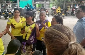 Plantón de este jueves en el Centro de Servicios Judiciales