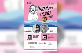 Programación de ‘Poetas bajo palabra’.
