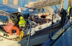 El barco fue interceptado por las autoridades españolas.