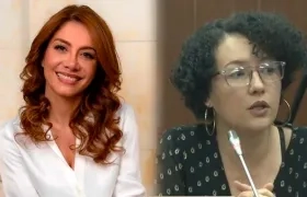  La representante Cathy Juvinao y la senadora Isabel Zuleta