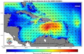 Campo climático del pasado lunes.