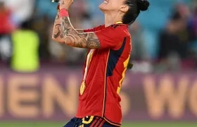 Jenni Hermoso, jugadora de la selección femenina de España.