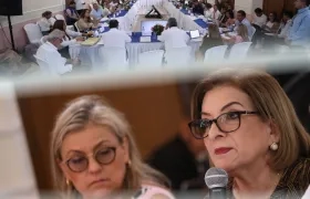 La Procuradora Margarita Cabello en la Comisión Nacional para la Coordinación y Seguimiento de los Procesos Electorales 