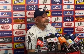 Édgar 'Panzer' Carvajal, asistente técnico del Junior. 