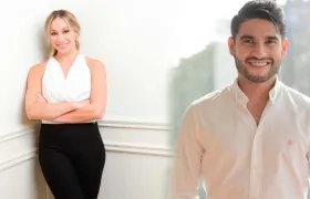 Valentina Lapeira y Daniel Zapata, administradores de empresas que lideran la plataforma 'Martes de vacantes'.