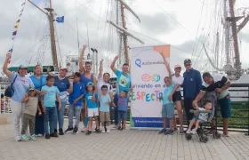 Integrantes de la Fundación AutismoBaq.