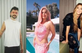 Camilo, Karol G y Shakira, nominados a los premios Latin Grammy.