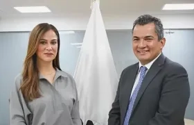 Maritza Martínez y Alfonso Campo, al frente del Consejo Nacional Electoral, CNE.
