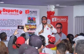 El candidato a la Alcaldía de Puerto Colombia, Plinio Cedeño.