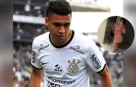 Víctor Cantillo, jugador colombiano del Corinthians.