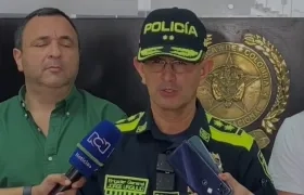 General Jorge Urquijo, Comandante de la Policía Metropolitana de Barranquilla.