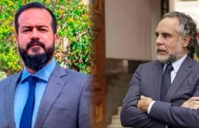 Fiscal Daniel Hernández y exembajador en Venezuela, Armando Benedetti.