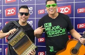 Rafa Pérez y Juank Padilla en la visita de este jueves a Zona Cero