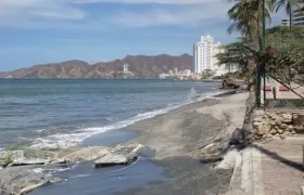 Playa Salguero de Santa Marta.