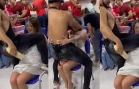 Jueza durante el show.