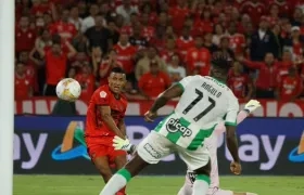 El segundo gol de Cristian Barrios contra Atlético Nacional. 