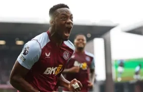 Jhon Jáder Durán, delantero colombiano del Aston Villa. 