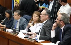 El senador Efraín Cepeda, presidente de la Comisión III