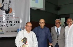 José Ascensio, Jorge Humberto Klee, Guillermo Rodríguez y Ricardo Ordóñez, periodistas galardonados. 