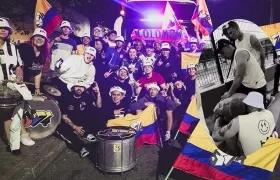 Dj Pope junto a sus amigos.