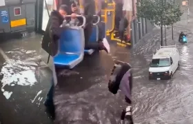 El sistema del metro y de las líneas de autobuses sufrieron graves afectaciones 
