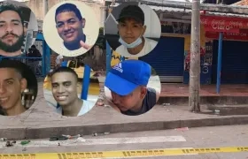 Las víctimas de la masacre en Las Flores.