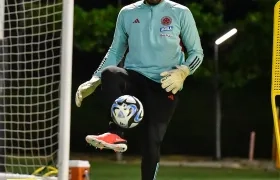 Álvaro Montero, segundo portero de la Selección Colombia. 
