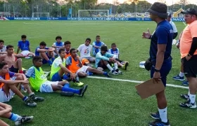 Los entrenadores Michael Vásquez y Ricardo Pretel son los organizadores del torneo.d
