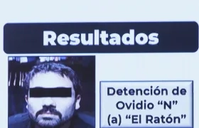 La ficha con la que se anunció la detención de Ovidio Guzmán, uno de los hijos del "Chapo" Guzmán