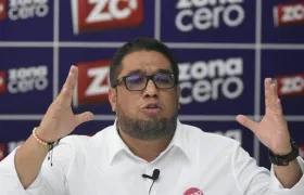Plinio Cedeño Gómez, candidato a la Alcaldía de Puerto Colombia, en la entrevista con Zona Cero