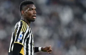 Paul Pogba, mediocampista francés del Juventus de Turín. 